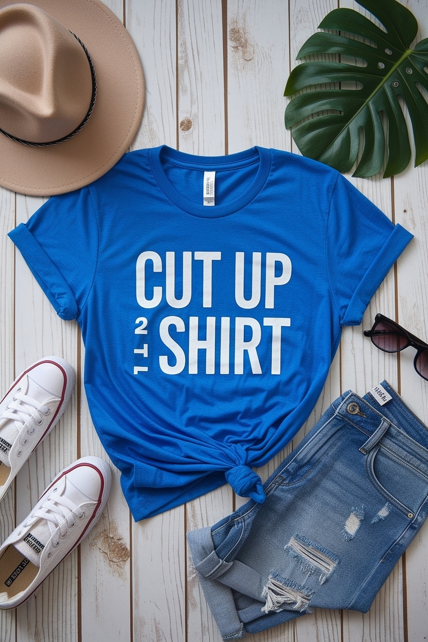 Cut Up T Shirt DIY: Transform Your Wardrobe outfit idea
