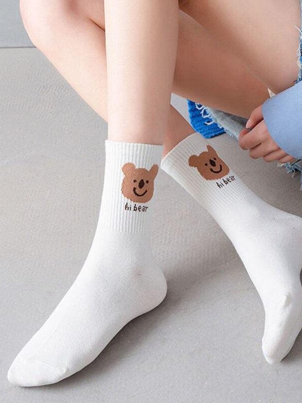 Cute Kawaii Patterned Socks 5 Pairs