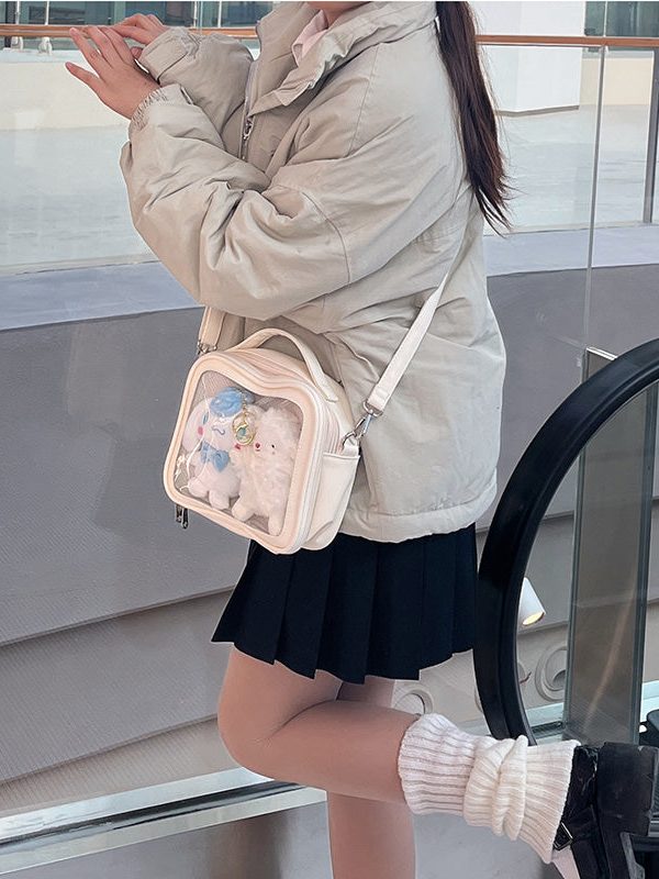 Cute Mini Small Square Pin Ita Bag