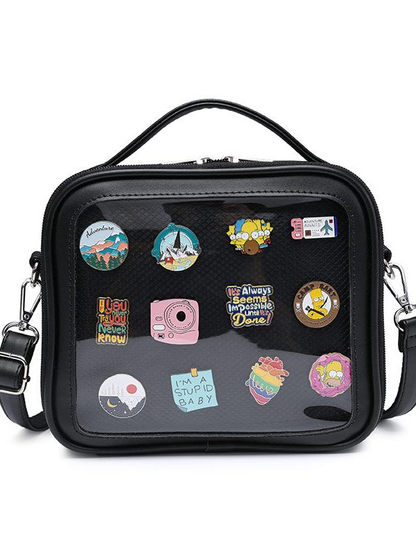 Cute Mini Small Square Pin Ita Bag