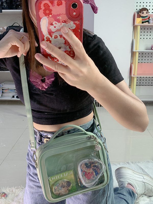 Cute Mini Small Square Pin Ita Bag