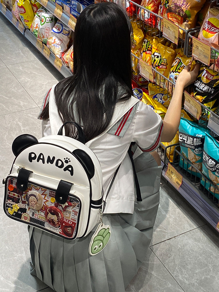 Cute Panda Ita Backpack and School Bag