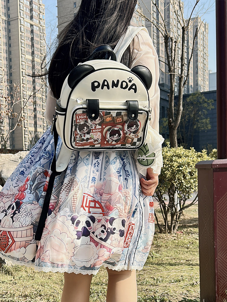 Cute Panda Ita Backpack and School Bag