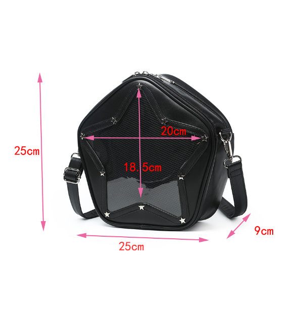 Cute Y2K Small Star Ita Bag for Pins