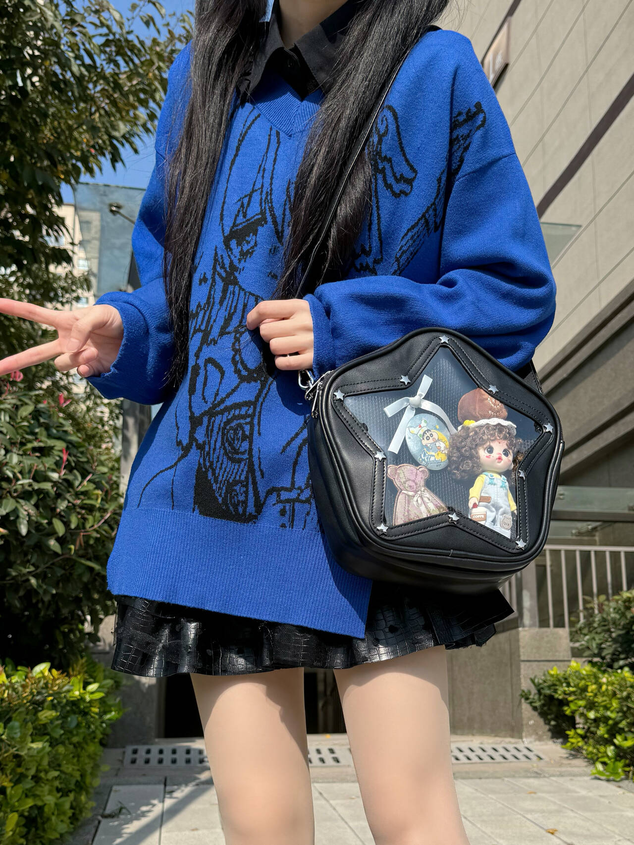 Cute Y2K Small Star Ita Bag for Pins