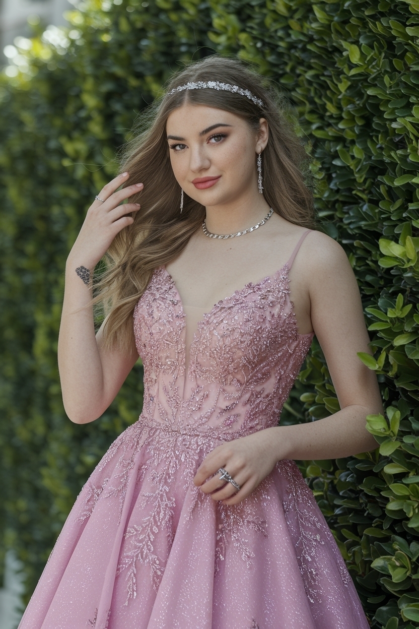 Cute Prom Dresses for Teens to Shine on Their Night outfit idea