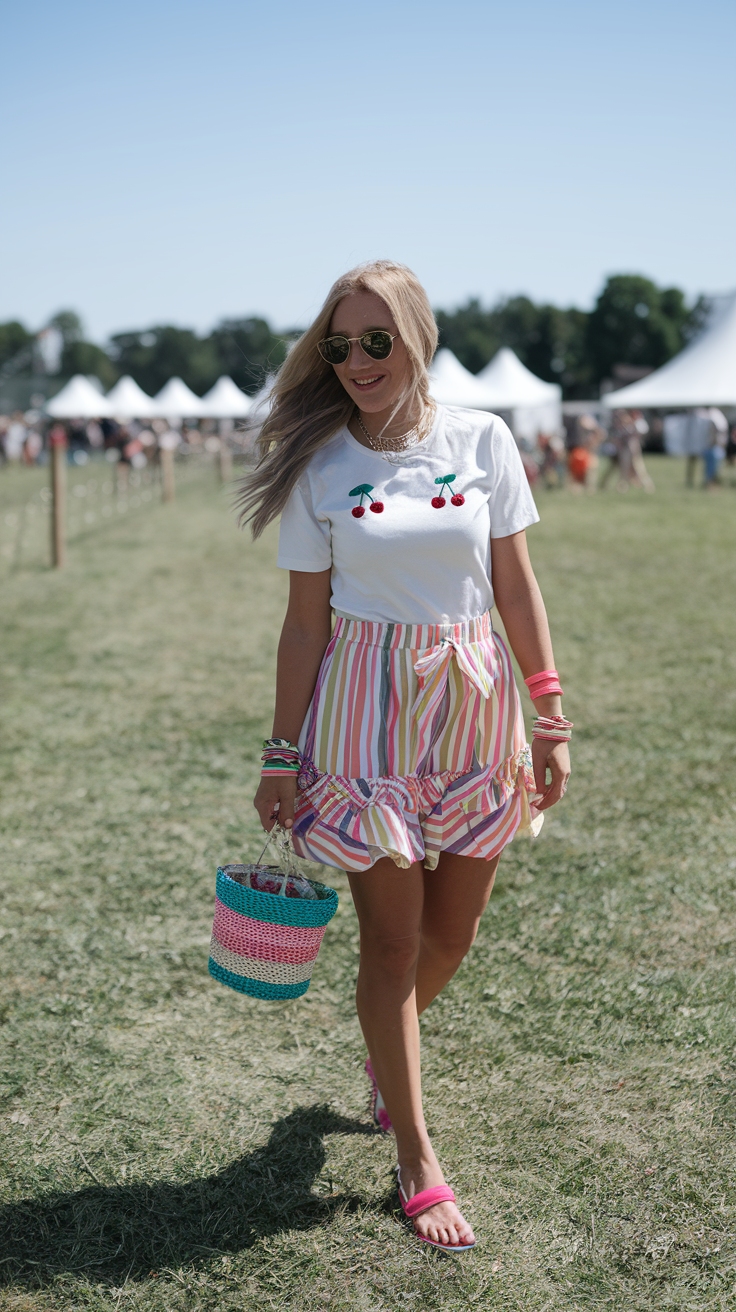 Cute Summer Festival Outfits: Bright Looks for Hot Days outfit idea