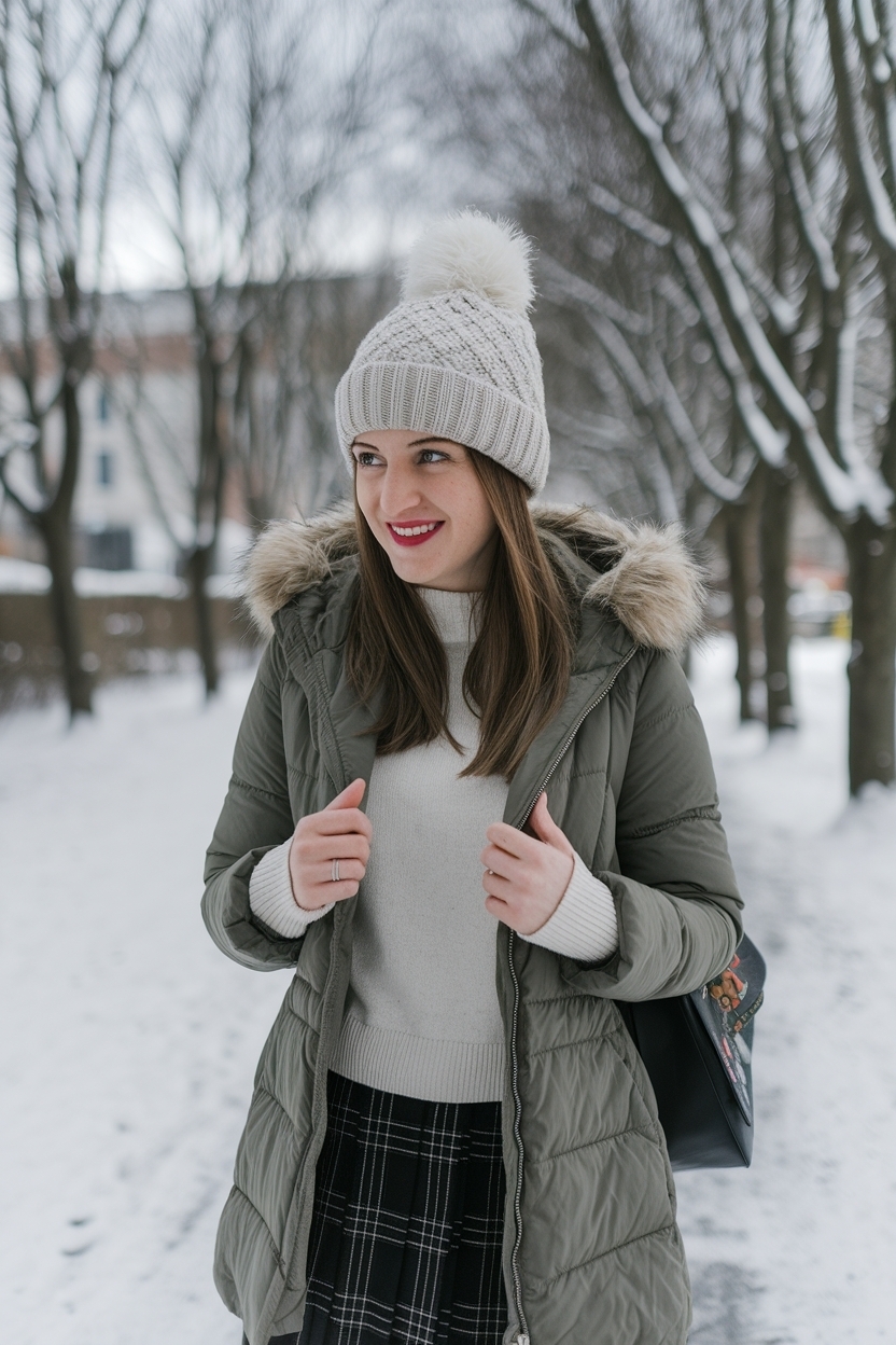 Cute Winter Fits for School: Stay Stylish on Campus outfit idea