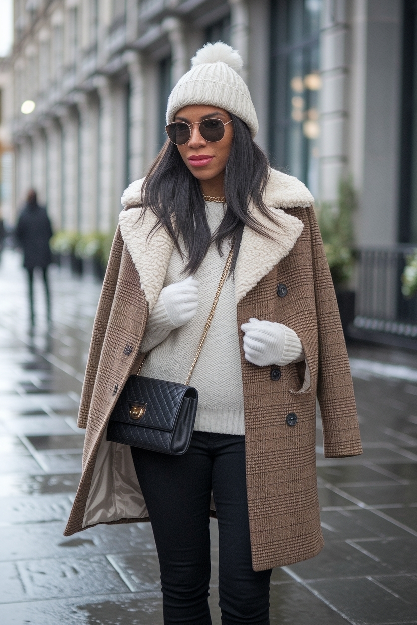 Cute Winter Outfits Black Women to Shine Bright outfit idea