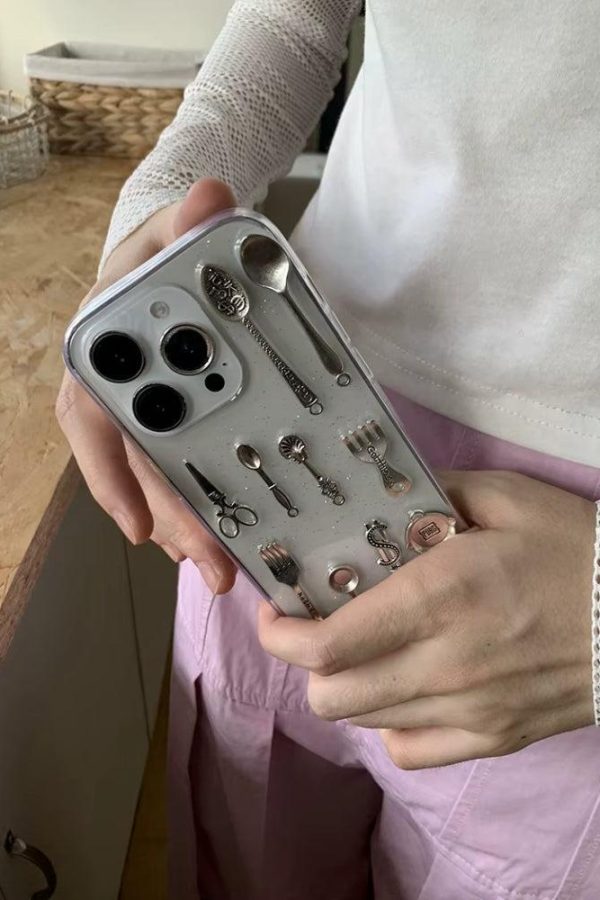 Cutlery Set Clear Phone Case
