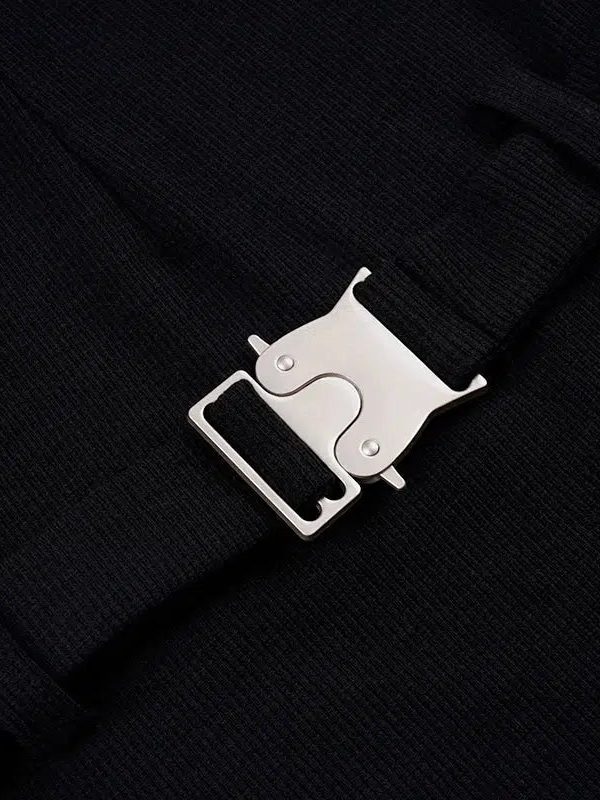 Cyberpunk Belted Corduroy Bodysuit