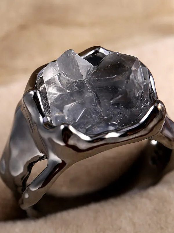 Cyberpunk Crystal Ring