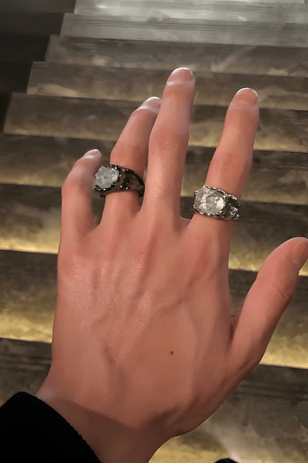 Cyberpunk Crystal Ring