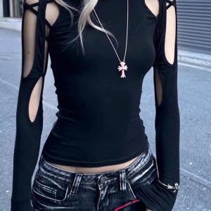 Cyberpunk Cut Out Top