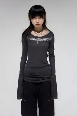 Cyberpunk Extra Long Sleeve Top