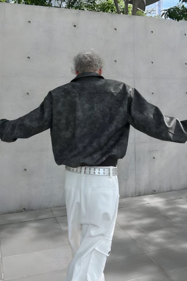 Cyberpunk Faux Leather Jacket