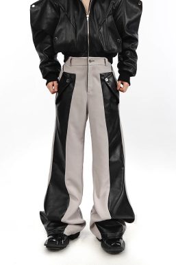 Cyberpunk Faux Leather Pants