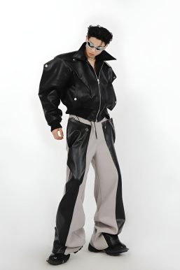 Cyberpunk Faux Leather Pants