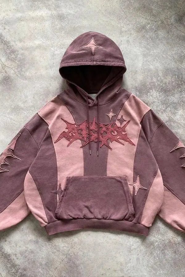 Cyberpunk Futuristic Patch Hoodie