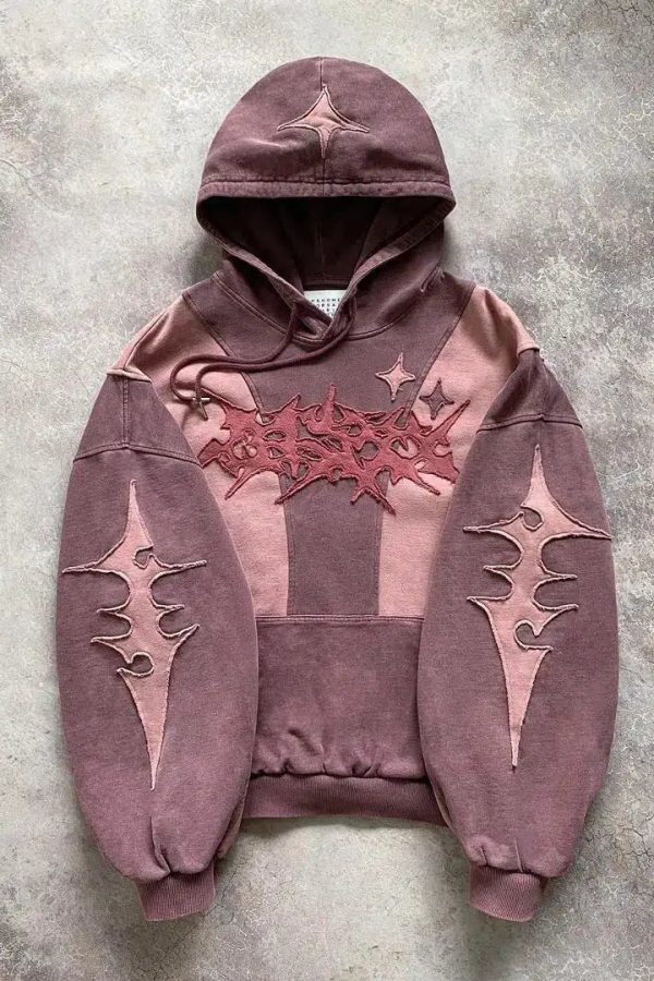 Cyberpunk Futuristic Patch Hoodie
