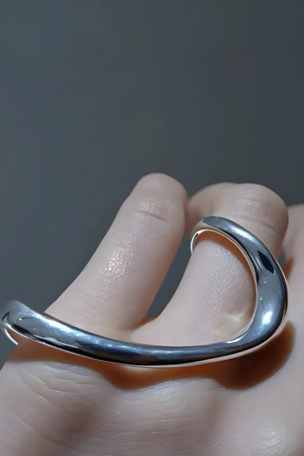 Cyberpunk Geometric Ring