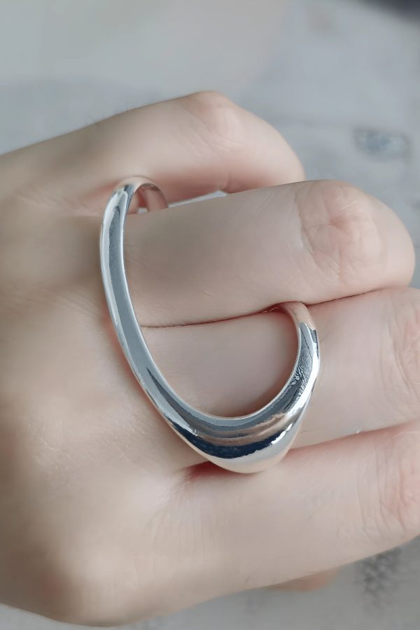Cyberpunk Geometric Ring