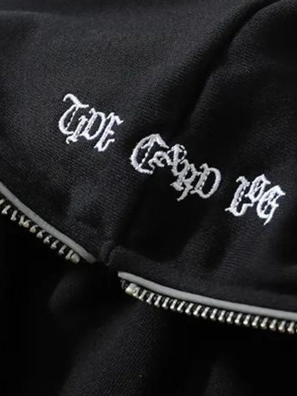 Cyberpunk Ghost Full Zip-Up Hoodie