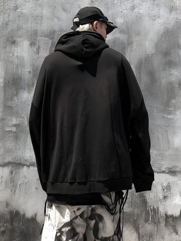 Cyberpunk Ghost Full Zip-Up Hoodie