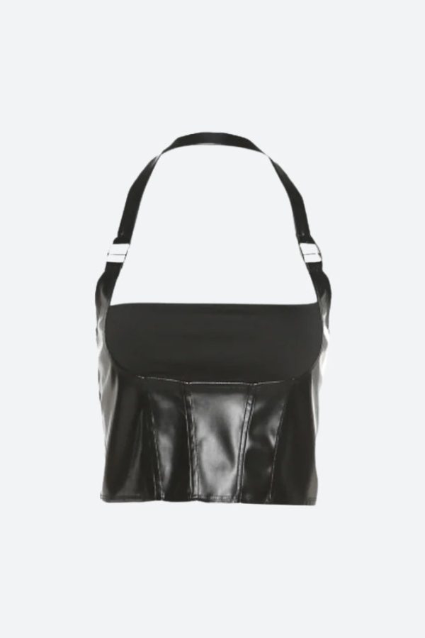 Cyberpunk Halter Neck Crop Top