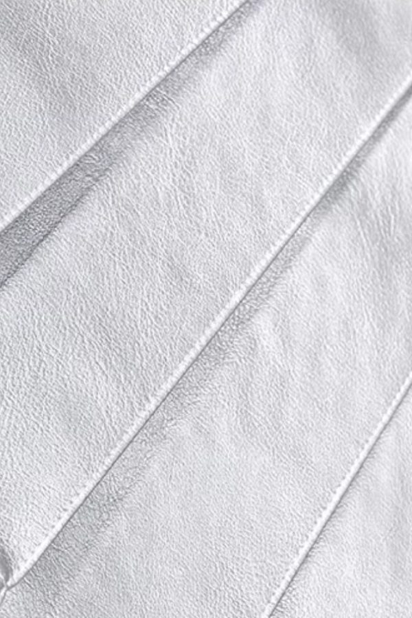 Cyberpunk Metallic Mini Skirt