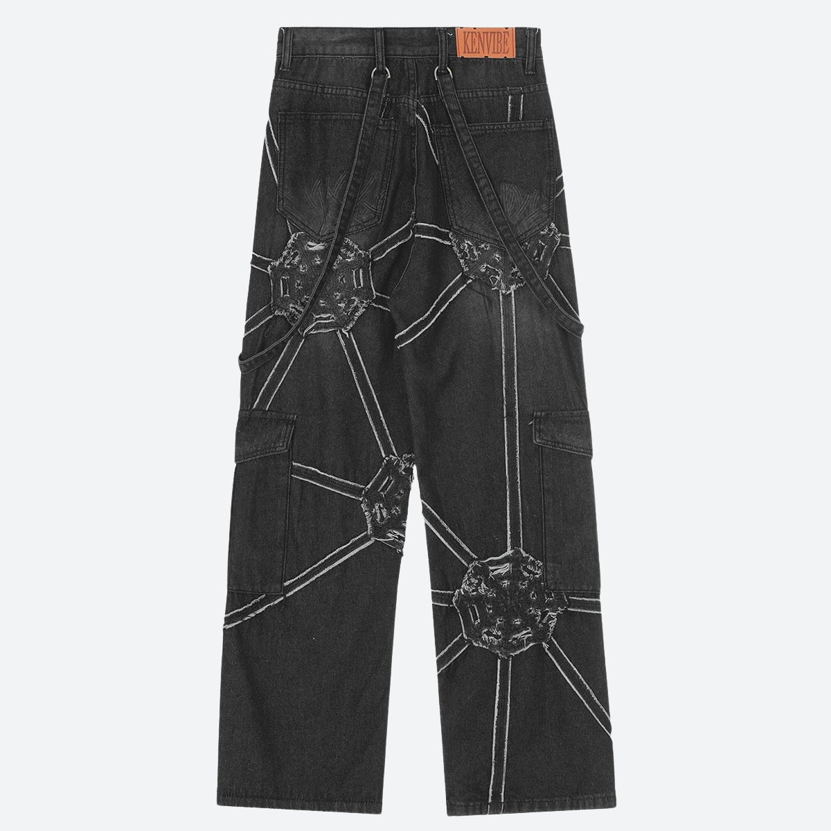 Cyberpunk Patchwork Jeans Cyberpunk Patchwork Jeans