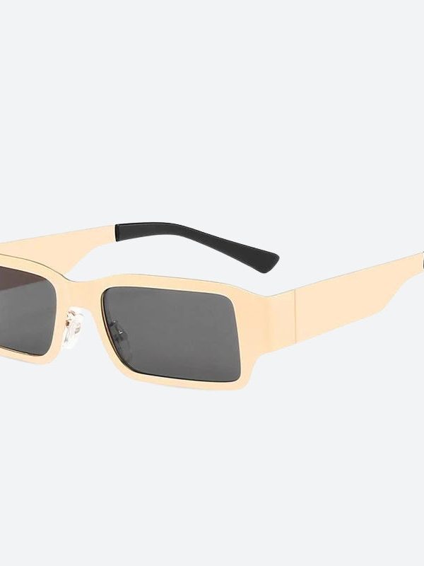 Cyberpunk Rectangle Metal Sunglasses