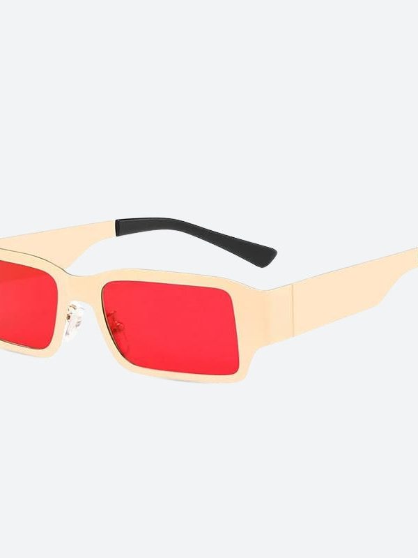 Cyberpunk Rectangle Metal Sunglasses
