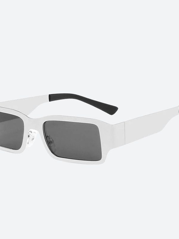 Cyberpunk Rectangle Metal Sunglasses
