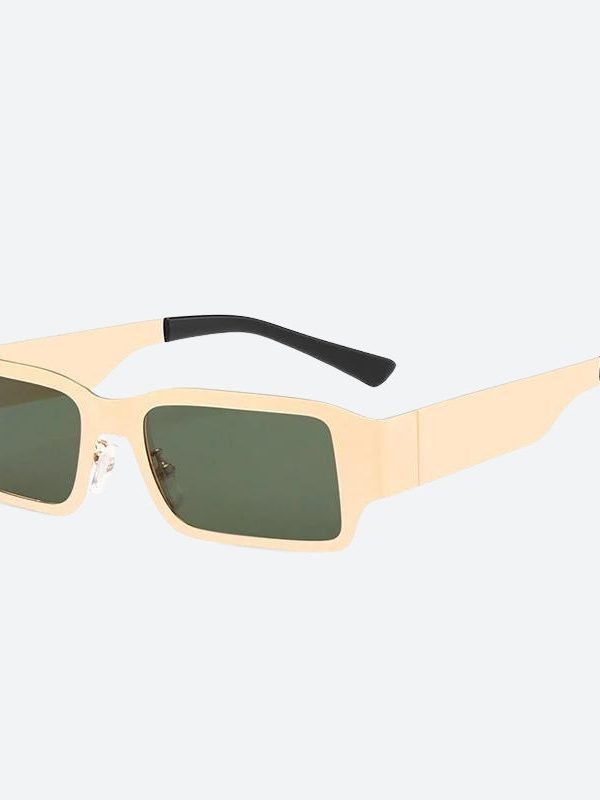 Cyberpunk Rectangle Metal Sunglasses