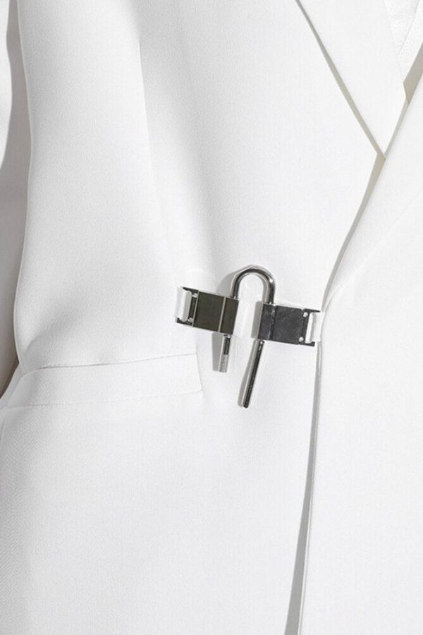 Dark Academia Buckle Up Blazer