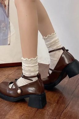 Dark Academia Mary Jane Shoes