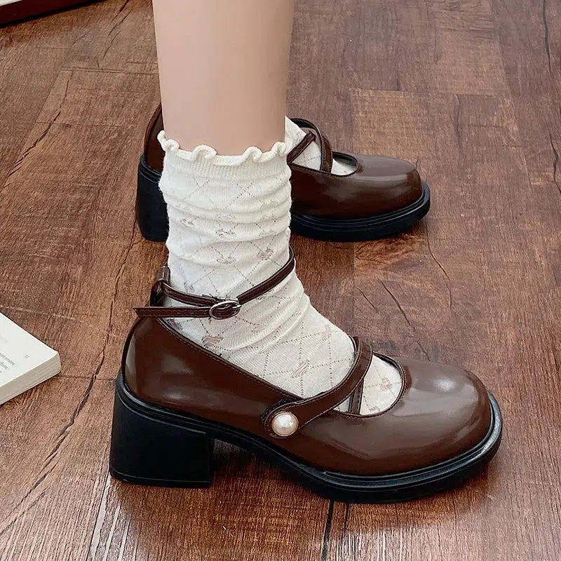 Dark Academia Mary Jane Shoes Dark Academia Mary Jane Shoes