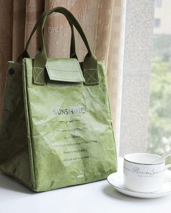 Dark Academia Paper Look Handbag