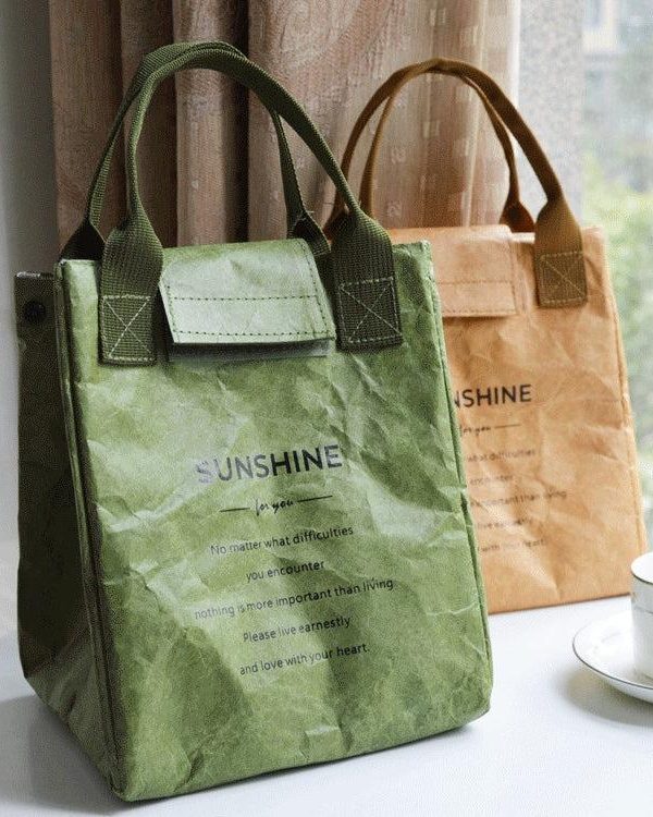 Dark Academia Paper Look Handbag