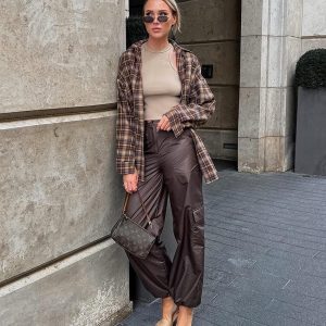 Dark Academia Plaid Shirt