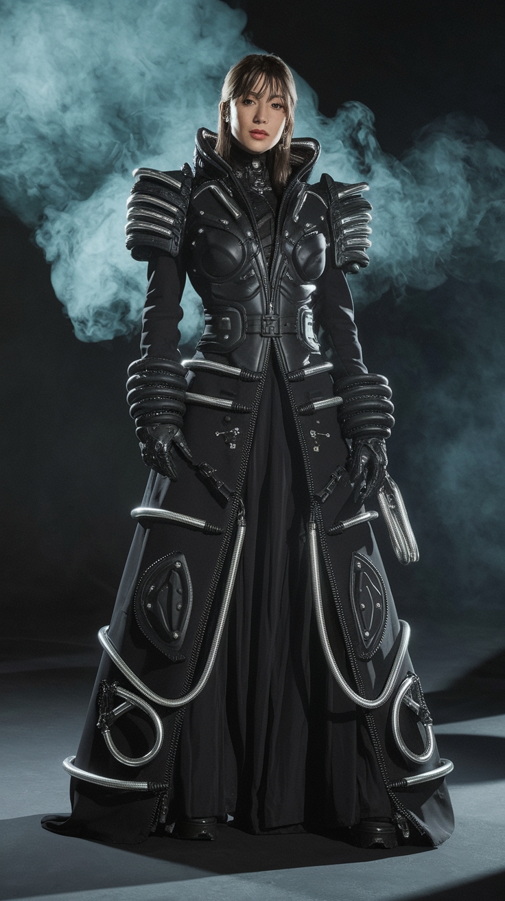 Dark Futuristic Fashion: Embrace the Shadows outfit idea