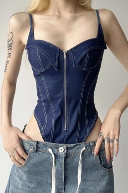 Denim Bodysuit