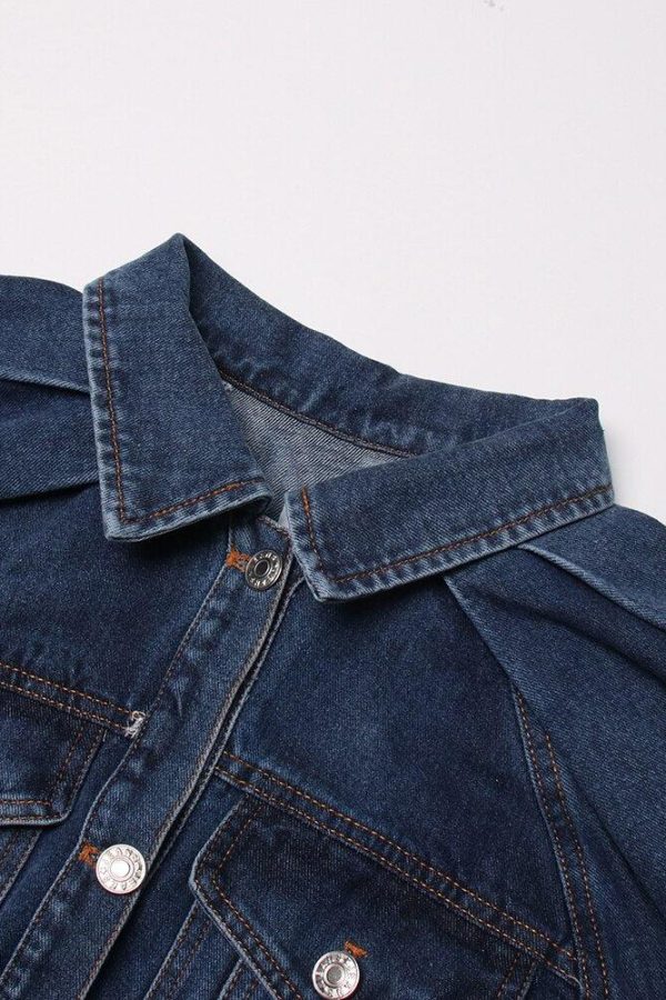 Denim Jacket & Skirt Two Piece Set