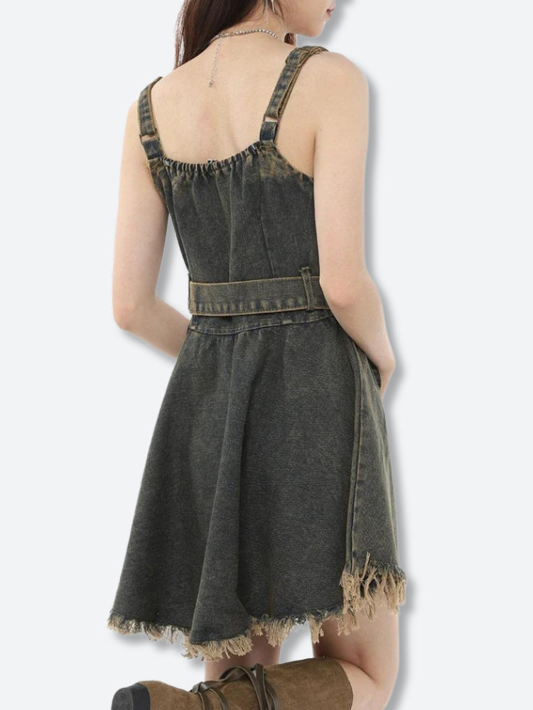 Denim Mini Dress Denim Mini Dress