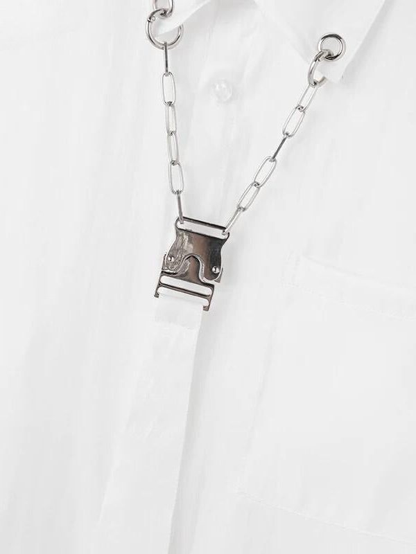 Detachable Tie Shirt