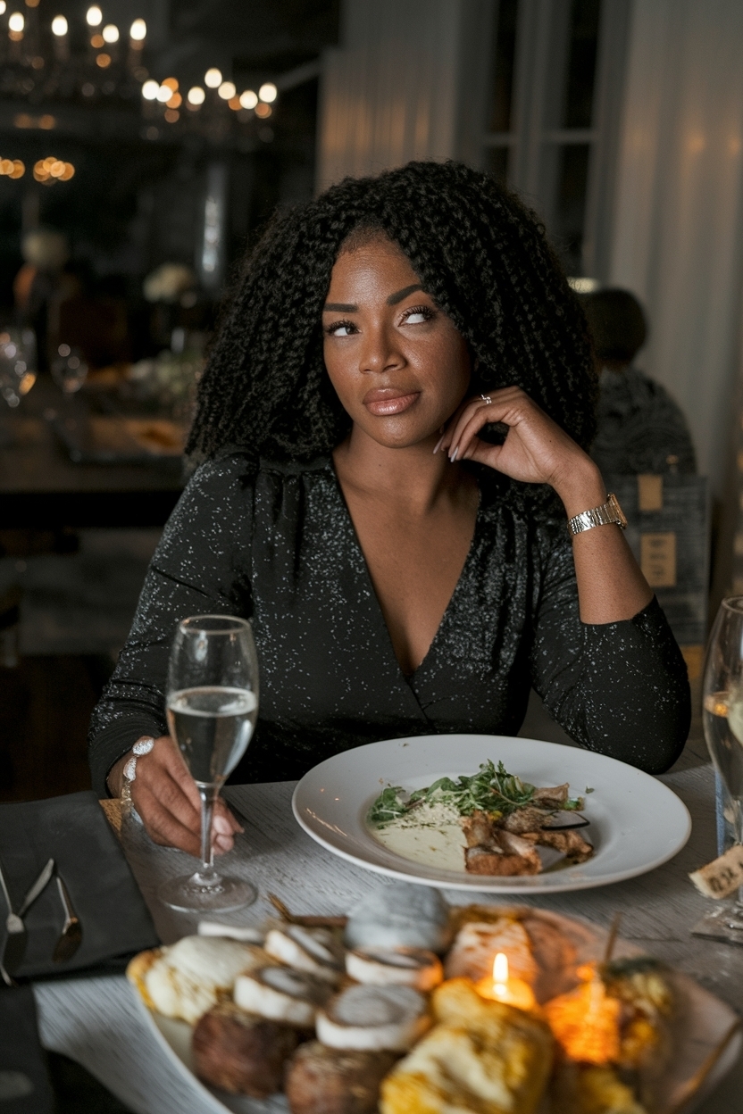 Dinner Date Night Outfit Black Woman for Special Occasions outfit idea