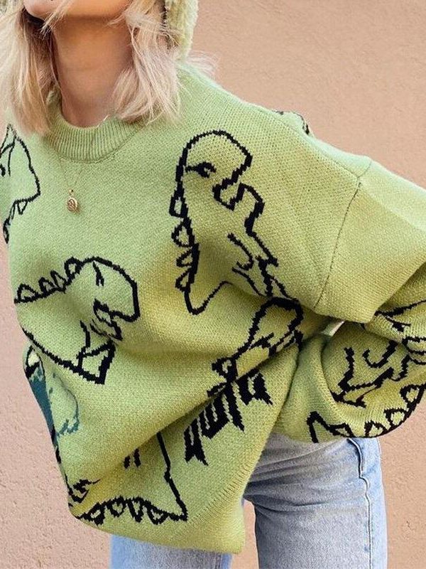 Dinosaur Knitted Sweater