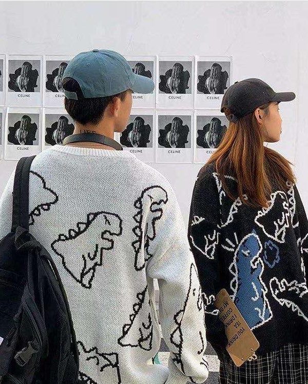 Dinosaur Knitted Sweater