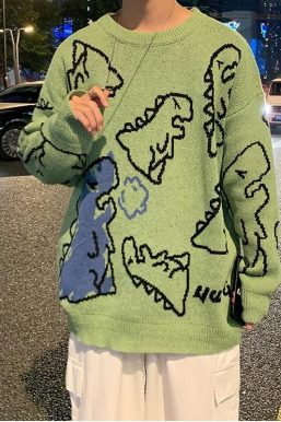 Dinosaur Knitted Sweater
